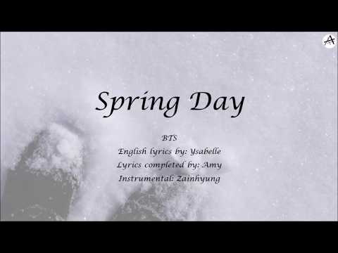 Spring Day (봄날) - English KARAOKE - BTS (방탄소년단) | Completed Ysabelle’s Lyrics