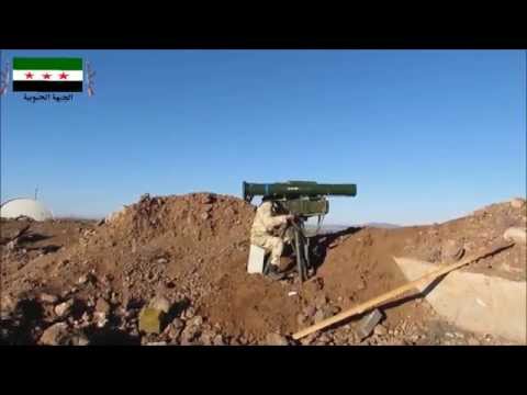 استهداف معاقل النظام في تل بزاق بصاروح سهم أحمر من قبل لواء الشهيد عماد نصر الله ضمن معركة وأد الفتنة في ريف القنيطرة