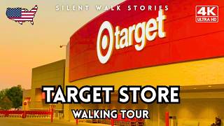 Target Store Walking Tour 4K 🎯| No Talking | USA Shopping Walk