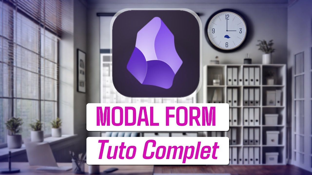 Tuto Complet Modal Form Obsidian (+ Templater + Dataview)