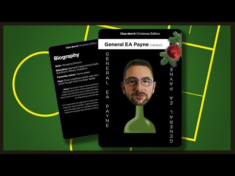 Clue-dun-it: General EA Payne