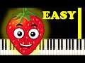 The Fruits Song Piano Tutorial Piano AccoMan