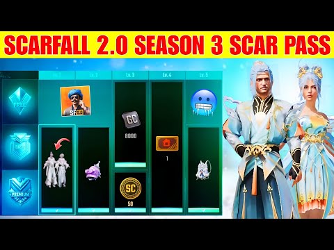 Scarfall 2.0 Season 3 Scar Pass 🥶 Scarfall 2.0 Next Scar Pass Leaks | Scarfall 2.0 New Update