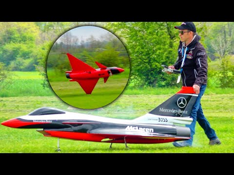 NEARLY CRASHED, INSANE RESCUE!! BAJA J-10 RC TURBINE JET DEMONSTRATION FLIGHT
