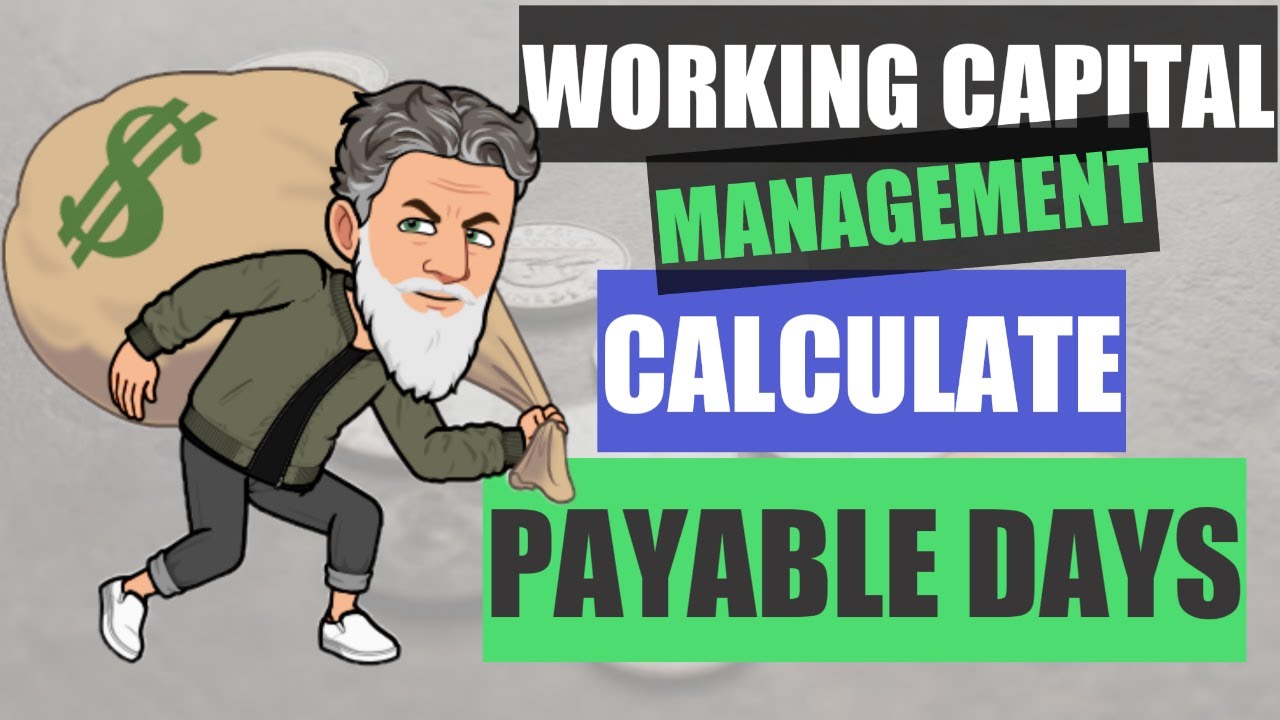 WORKING CAPITAL MANAGEMENT - Payable Days Calculation