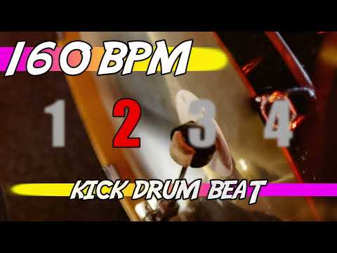 ✅ 160 BPM Kick Drum Beat 🥁 10 minutes backing track