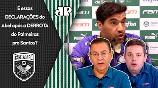 ‘Para mim, essas reclamações do Abel são…’; declarações após Santos x Palmeiras geram debate