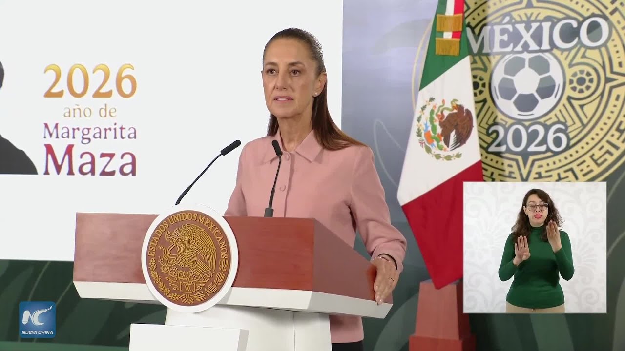 México listo para recibir a miles de visitantes en la fiesta mundial del fútbol, dice presidenta