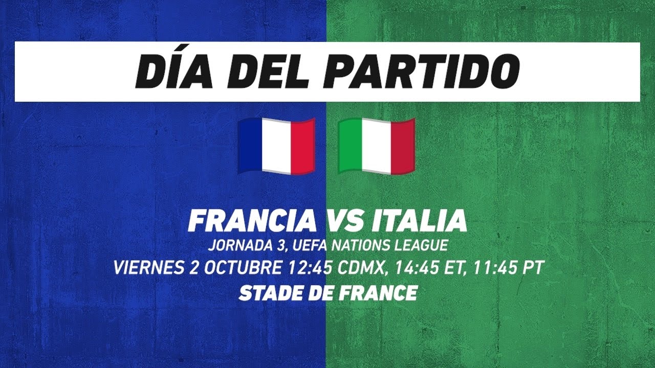 Francia vs Italia, frente a frente: Futbol