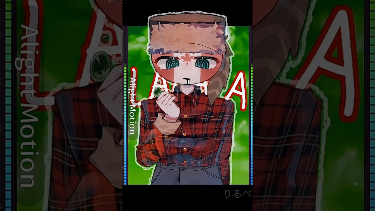 🇨🇦🇺🇸🇫🇷🇬🇧謎動画(dumb dumb) #countryhumans #カントリーヒューマンズ