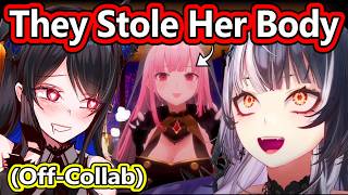 Shiori and Nerissa Steal Calli's Body and Get Touchy with Each Other