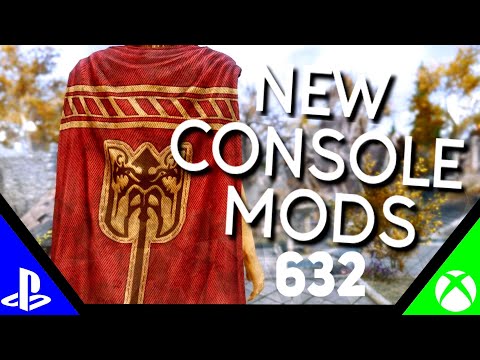 Skyrim Special Edition: ▶️5 BRAND NEW CONSOLE MODS◀️ #632 (PS4/XB1)
