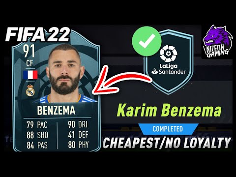 91 POTM Karim Benzema SBC (CHEAPEST METHOD/NO LOYALTY) - FIFA 22