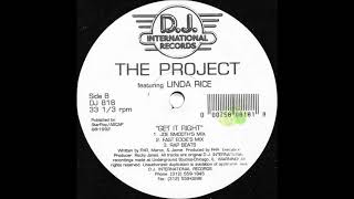 The Project feat. Linda Rice ‎- Get It Right (Joe Smooth's Mix)