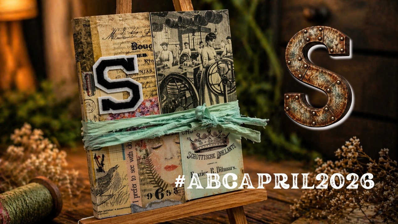 A New Way to Make a Junk Journal (Using Only Scraps) #ABCAPRIL2026