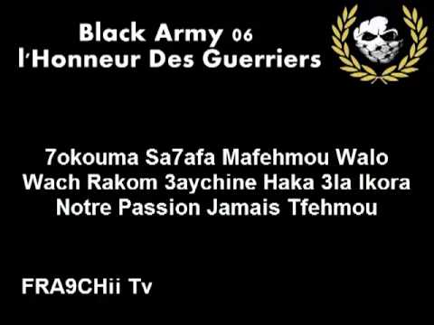 Black Army - l'Honneur Des Guerriers Avec  Parole
