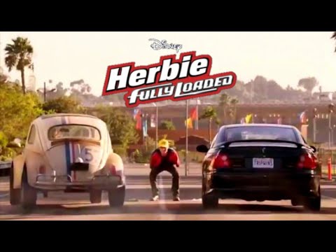 Herbie fully loaded street race (2005) - Volkswagen beetle vs Pontiac GTO. Disney's the love bug