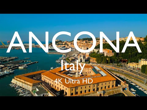 Flying Over Ancona, Italy 🇮🇹 [4K]