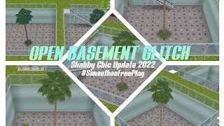 SIMS FreePlay|Open Basement Glitch|Shabby Chic Update 2022|SIMantha
