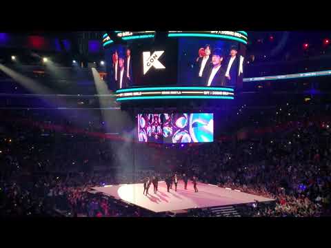 [FANCAM] KCON LA 2017 - Cosmic Girl x SF9 - I Need U (BTS) & Sorry Sorry  (Super Junior)