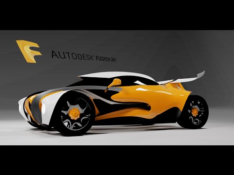 Car Design Speedrun 4 - Using Autodesk Fusion 360 - form concept