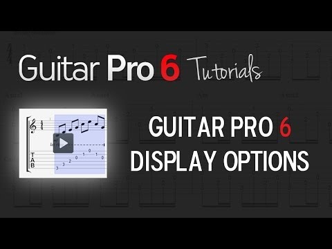 Chap. 3 - 5 How to change views in Guitar Pro 6