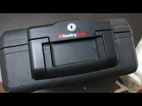 How to Open a SentrySafe 1200 Fireproof Safe - QUICK and EASY!