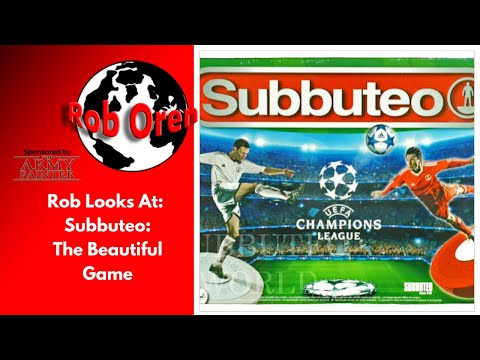 Rob looks at Subbuteo