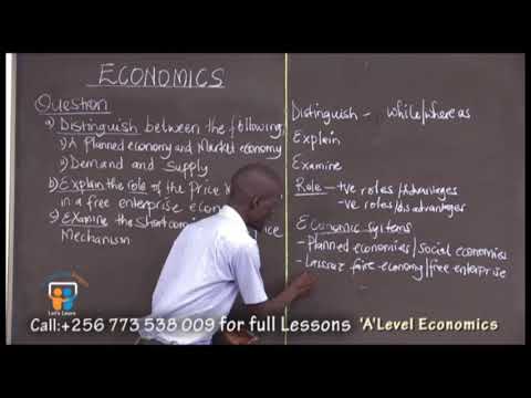 ECONOMICS A-LEVEL E-learning project Uganda like and subscribe succeed is a must