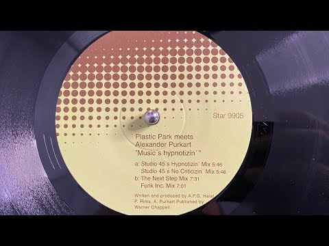 Plastic Park Meets Alexander Purkart – Music's Hypnotizin' (The Next Step Mix) - Starlet 1999