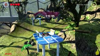 Lego Jurassic World Isla Nublar Aviary FREE ROAM (All Collectibles) - HTG