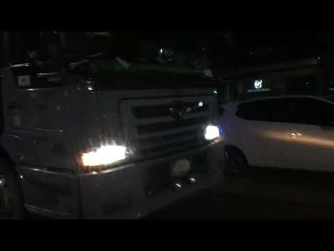 Gray Hino Super Dolphin Profia Yellow Carrier Truck in C5 Southbound