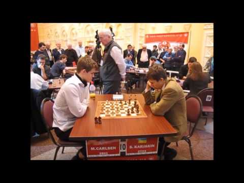 2009-11-16 DIGEST Carlsen - Karjakin Tal memorial Blitz.