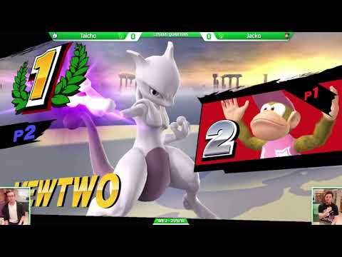 EVAC 21/9/18 - Smash 4 - Jacko (Diddy Kong) vs Taicho (Mewtwo) - Losers Quarters