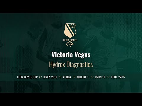 Skrót spotkania Victoria Vegas - Hydrex Diagnostics ( Legia Biznes Cup Jesień 2019 )