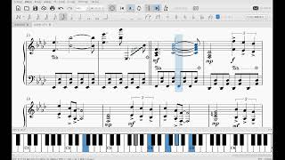 もすかうを楽譜に起こしてみた。(piano)