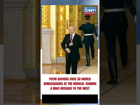 Putin Hosts 30 Global Leaders at Kremlin