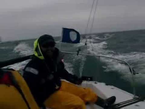 J24 Sailing 7-10kts and Surfing up to 17kts