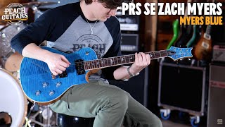 Video thumbnail for No Talking...Just Tones | PRS SE Zach Myers - Myers Blue by Peach Guitars