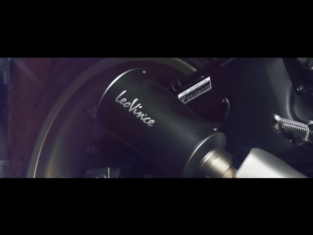 Leovince LV 10 Slip On Exhaust Muffler Pipe Silencer SS Black 4