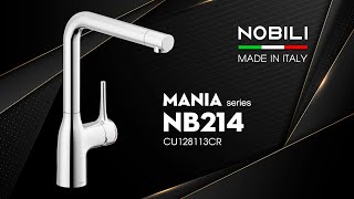 VÒI RỬA BÁT CẦN CỨNG NOBILI MANIA NB214 video 2