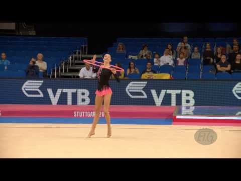 Alexandra CECHOVA (SVK) 2015 Rhythmic Worlds Stuttgart - Qualifications Hoop