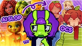 TURNING AI SLOP INTO ACTUAL OCS!! ( Speedpaint + Commentary )