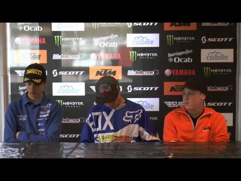 MxInAction  SM Uddevalla 2013 - U17 Presskonferens