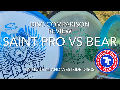 Disc Comparison Review: Latitude 64 Saint Pro and Westside ...