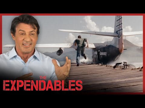 The Expendables' Daring Plane Stunts