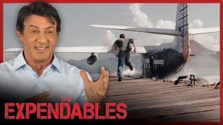 The Expendables' Daring Plane Stunts  🛩️  Behind the Scenes w/ Sylvester Stallone
