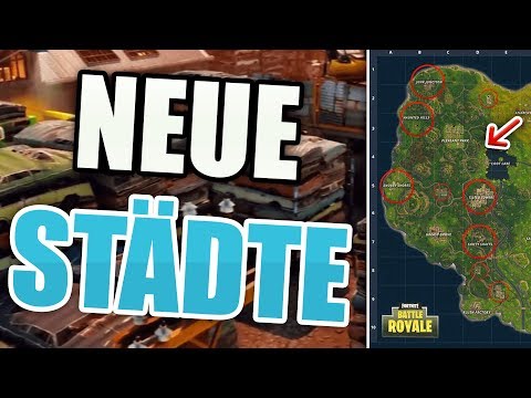 Die NEUEN STÄDTE sind ENDLICH DA! - MEGA UPDATE! | Fortnite Battle Royale [DEUTSCH]