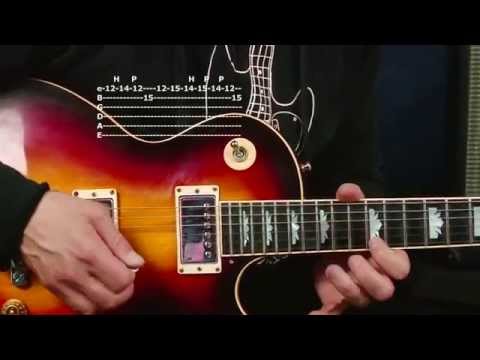 Blues rock soloing lesson in the style of Slash