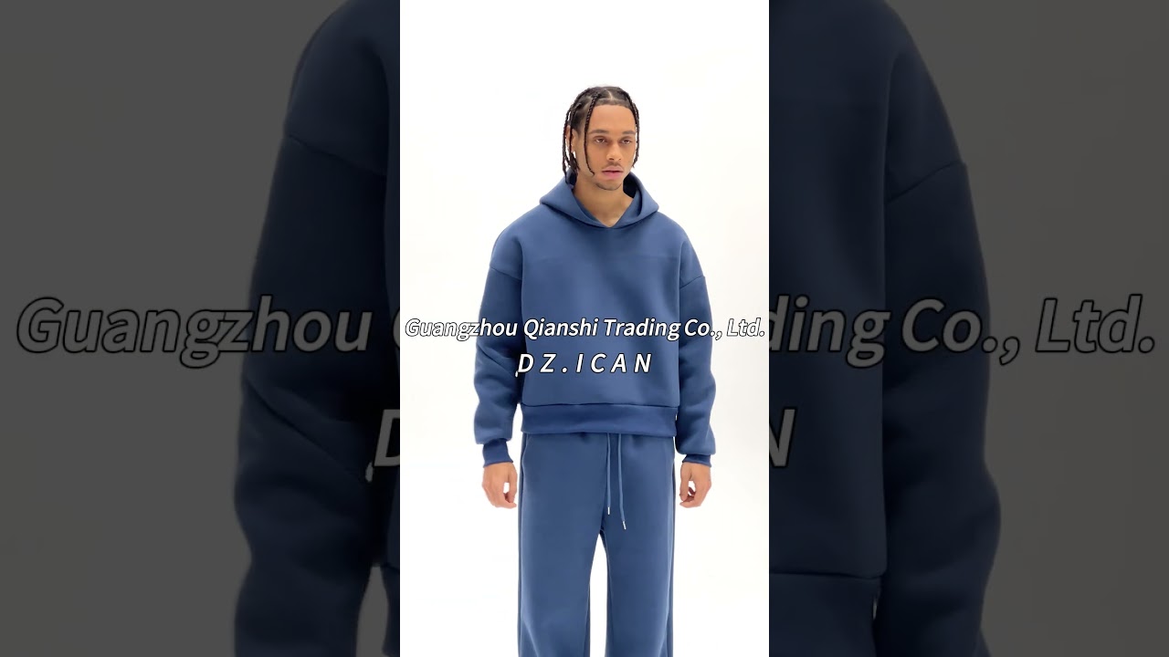 Heavyweight Comfort Set: Hoodie & Joggers 🔵👟 #heavyweight  #athleisurestyle  #garmentfactory